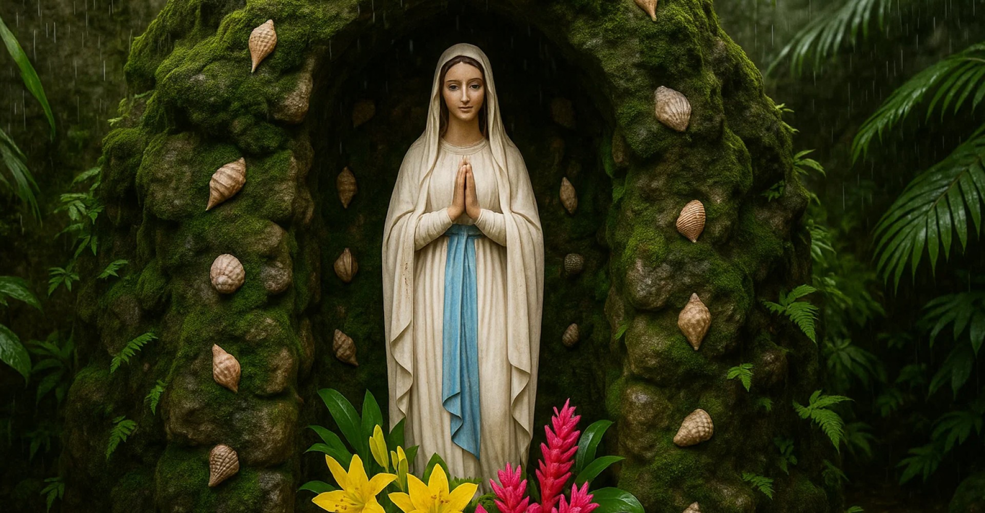 May the light of Mother Mary shine upon your heart and guide your every step.
